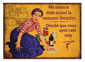 Favi Placă metalică antic line maison michel, 21 x 15 cm Ofertă