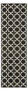 Favi Covor tip traversă hanse home basic glam, 80 x 200 cm, negru-alb Ofertă