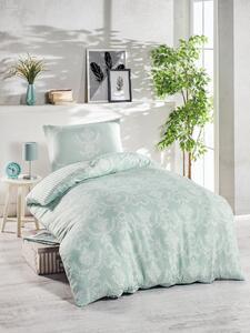 Favi Set lenjerie de pat pure, bumbac/poliester, menta, 140 x 200 cm + 1 fa Ofertă