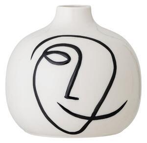 Favi Vază din gresie bloomingville norma, înălțime 13,5 cm, alb Ofertă