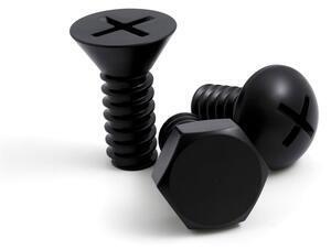 Favi Set 3 cârlige de perete qualy&co screw collection, negru Ofertă