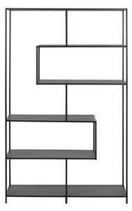 Favi Bibliotecă actona seaford, 114 x 185 cm, negru Ofertă