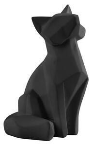 Favi Statuetă pt living origami fox, înălțime 15 cm, negru mat Ofertă