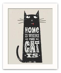 Favi Tablou decorativ cat, 28,5 x 23,5 cm Ofertă