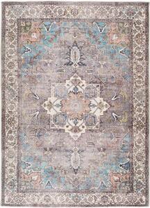 Favi Covor cu amestec din bumbac universal haria, 140 x 200 cm, albastru - maro Ofertă