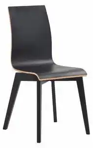 Favi Scaun de dining cu picioare negre rowico grace, negru Ofertă