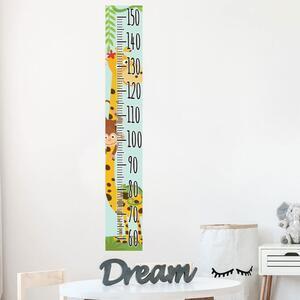 Favi Set 2 autocolante tip metru de măsurat înălțimea copiilor ambiance savanna Ofertă