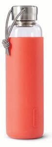 Favi Sticlă pentru apă cu husă din silicon black + blum g-bottle, 600 ml, roșu Ofertă
