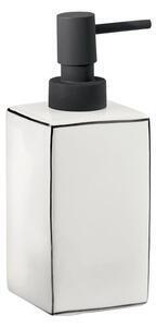 Favi Dozator de săpun din ceramică sapho lucrezia, 400 ml, negru-alb Ofertă