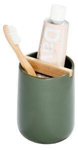 Favi Recipient din ceramică pentru periuța de dinți idesign eco vanity, verde Ofertă