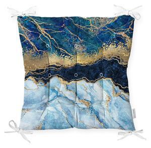 Favi Pernă pentru scaun minimalist cushion covers blue marble, 40 x 40 cm Ofertă