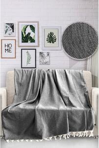 Favi Cuvertură din bumbac viaden hn, 170 x 230 cm, negru Ofertă