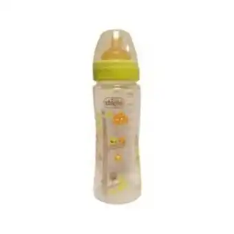 Chicco Biberon chicco wellbeing pp, unisex, 330ml, t.c., flux rapid, 4+luni, 0%bpa Ofertă