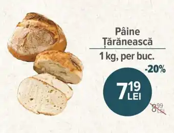 Carrefour Păine Țărănească 1 kg, per buc Ofertă