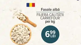 Carrefour Fasole albă filiera calității carrefour per kg Ofertă