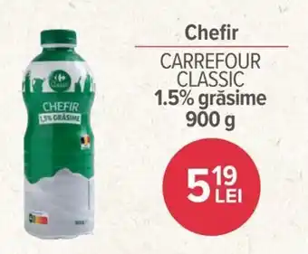 Carrefour Chefir Carrefour Classic 1,5% grăsime 900 g Ofertă