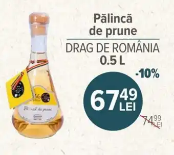 Carrefour Pălincă de prune drag de romănia 0,5 L Ofertă
