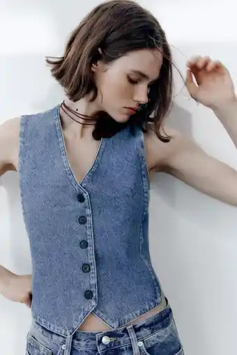 Vestă denim trf