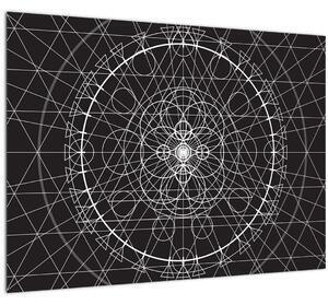 Favi Tablou - abstracție cu ceas (70x50 cm) Ofertă