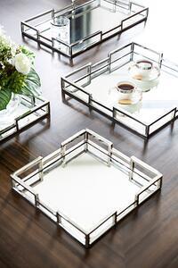 Favi Tava cu oglinda hommage, otel inoxidabil, 30 x 5 x 30 cm Ofertă