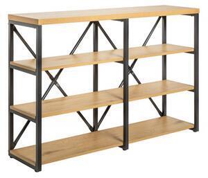 Raft din mdf infoliat si cadru metalic studio, 110 cm