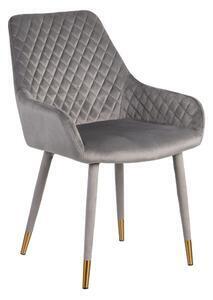 Favi Set 2 scaune dining 56 x 57 x 86,50 cm, gri Ofertă