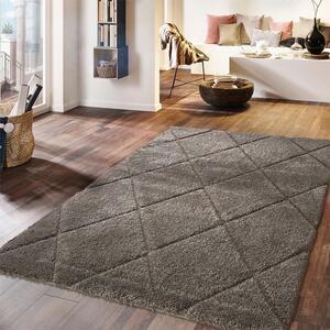 Favi Covor courtney, shaggy, dreptunghiular, 80x150, tip ben ourain, maro, polipropilena Ofertă