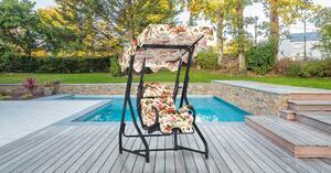 Favi Balansoar de gradina camellia tek kişilik salıncak güllü, multicolor Ofertă