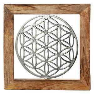 Favi Decoratiune de perete flower of life, metal, 20 x 2 x 20 cm Ofertă