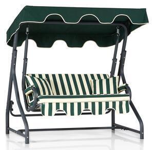 Favi Balansoar morus, metal si poliester, verde, 170x110x165 cm Ofertă