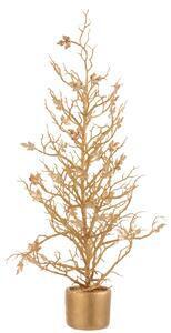 Favi Copacel in ghiveci goldy, plastic, auriu, 28x28x71 cm Ofertă