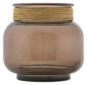 Favi Vaza rope florero vetro riciclato cm o 20x18 , mauro ferretti Ofertă