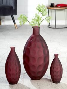 Favi Vaza duna, sticla, grena, 31x13 cm Ofertă