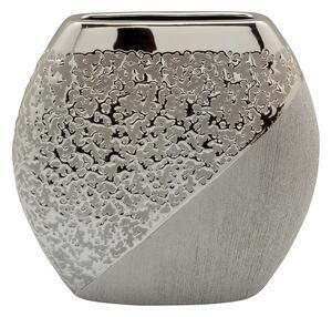 Favi Vaza grace, ceramica, argintiu, 26.5x7.5x25 cm Ofertă