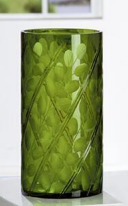 Favi Vaza otono, sticla, verde, 31 cm Ofertă