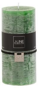 Favi Lumanare cylinder, ceara, verde, 7x7x15 cm Ofertă