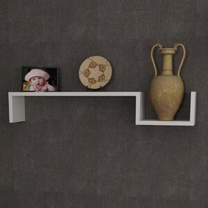 Favi Raft happy, din pal melaminat, alb, 88x15x15 cm Ofertă