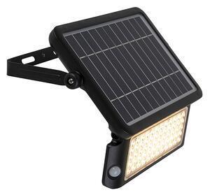 Favi Radiator negru inclusiv led cu senzor de mișcare ip65 solar - teho Ofertă