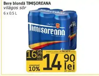 Supeco Timisoreana bere blonda 6x0.5l Ofertă