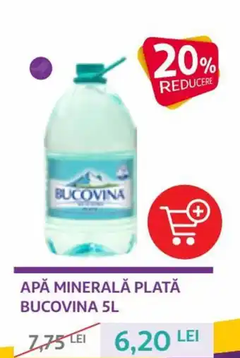 Auchan bucovina apă minerală plată 5l Ofertă