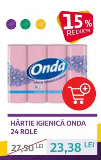 Auchan onda hârtie iginică 24 role Ofertă