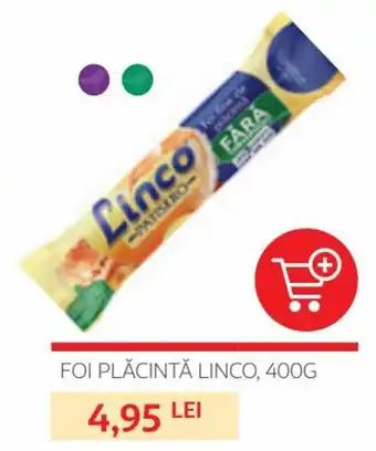 Auchan Foi Plăcintă linco 400 g Ofertă