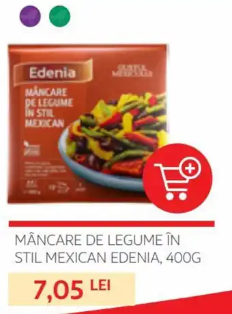 Auchan Măncare de legume în stil mexican edenia 400 g Ofertă