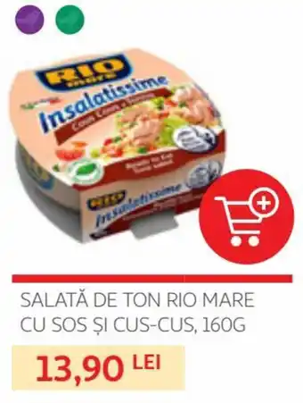 Auchan Salată de ton rio mare cu sos și cus-cus 160 g Ofertă