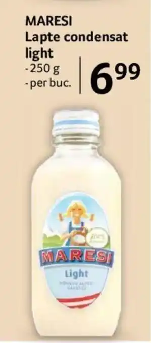 Selgros Maresi lapte condesat light 250g Ofertă