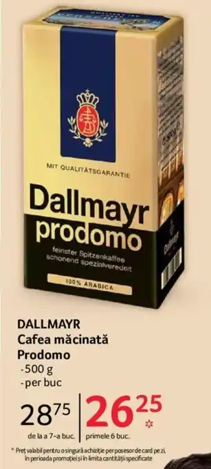 dallmayr cafea măcinată prodomo 500g