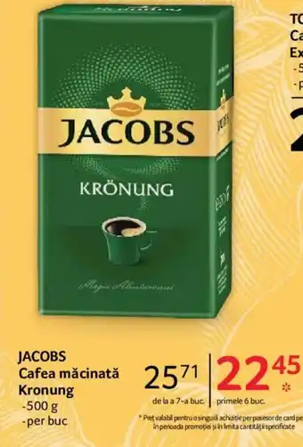 Selgros jacobs cafea măcinată Ofertă