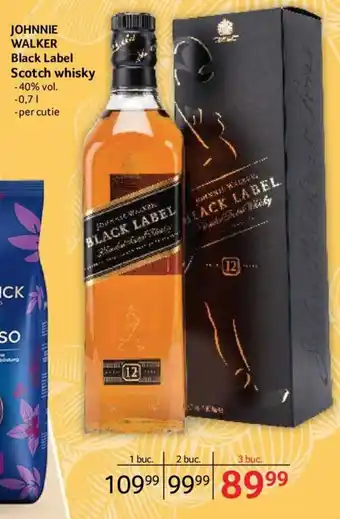 JOHNNIE WALKER Black Label Scotch whisky -40% vol. -0,71