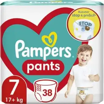 Altex Scutece chilotel pampers pants jumbo pack nr 7, unisex, 17kg+, 38 buc Ofertă