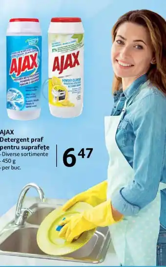 Selgros ajax detergent praf pentru suprafețe 450g Ofertă